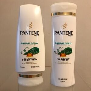 PANTENE PRO V Daily Revitalizing Damage Detox MOSA MINT OIL Shampoo Conditioner